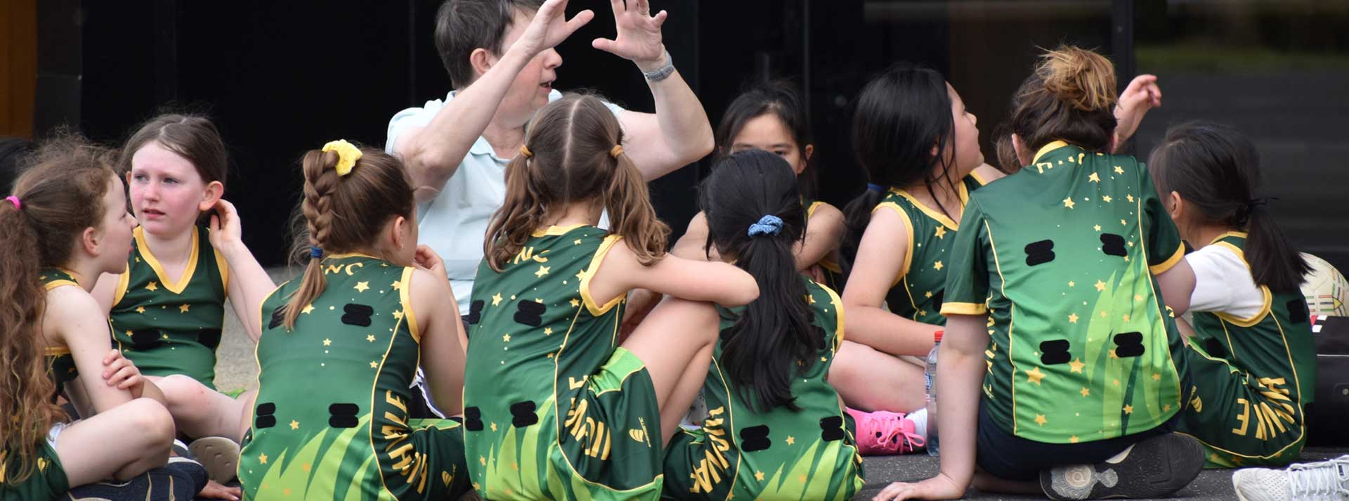 NetSetGo children at Highvale Netball Club